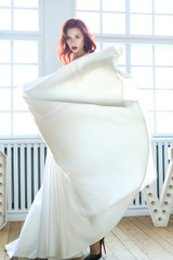 Bride in a wedding dress