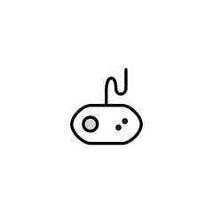 Joystick icon. Game console sign