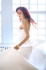 Bride in a wedding dress