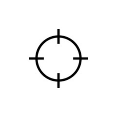 Target icon. Strategy sign