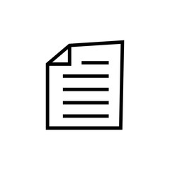 File paper icon. Archive sign