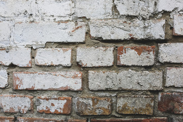 Old dirty bricks wall background texture.