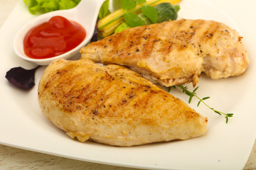 Roasted chicken breast