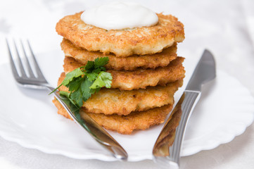 fried potato pancakes