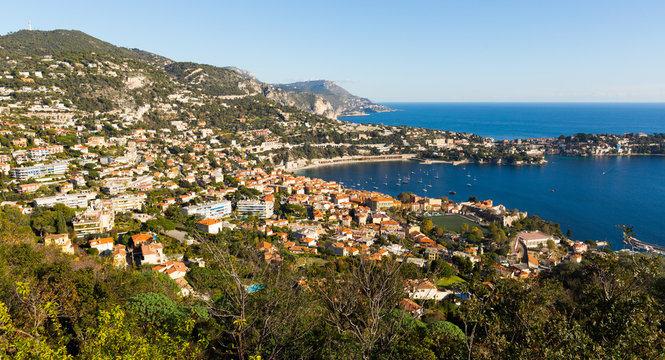 Panoramic view of Nica in France