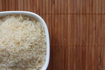 white rice in a bowl