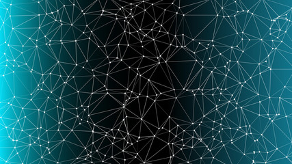 Circles and triangles vector abstract presentation background