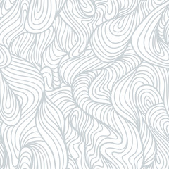 Obraz premium Seamless abstract light hand drawn pattern, waves background