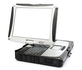 multifunctional laptop-transformer with blank screen