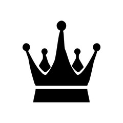 Crown icon. Monarch sign