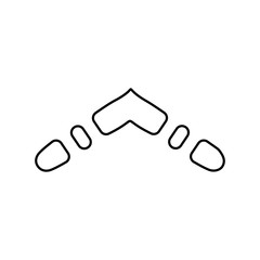 Boomerang icon. Sport sign