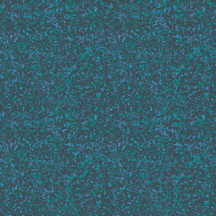Abstract seamless pattern with random confetti and particle textures. Blue, dark green, purple, aqua and grey vector illustration.