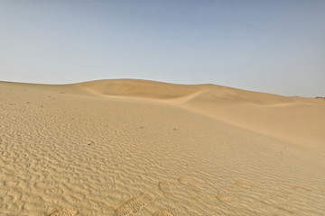 Shifting sand dunes-Takla Makan Desert. Hotan prefecture-Xinjiang Uyghur region-China-0004
