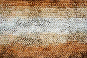 knitted wool as background
