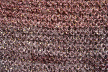 knitted wool as background