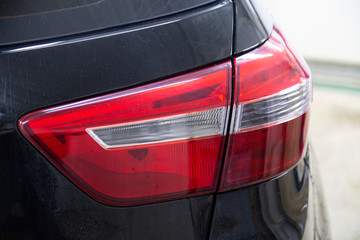 rear lights of the car