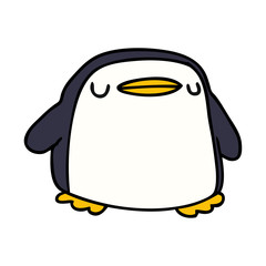 cartoon kawaii of a cute penguin