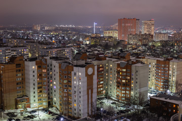 Fototapeta premium view of the night Ryazan