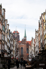 Fototapeta na wymiar Old town Gdansk