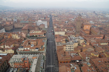 Fototapeta na wymiar Bologna im Januar