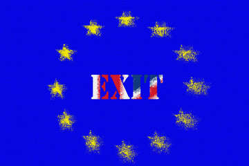 Brexit. UK leaving EU