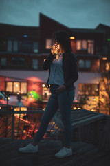 portrait of a young woman