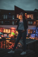 portrait of a young woman