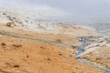 im Geothermalgebiet Hverir, Island