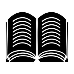 flat symbol open book