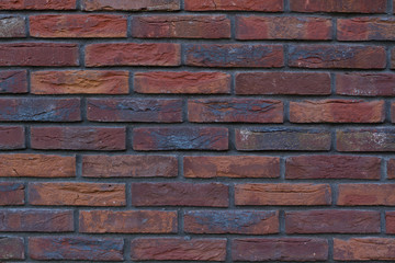 red brick wall