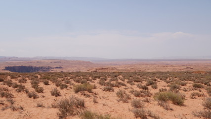 view of the desert