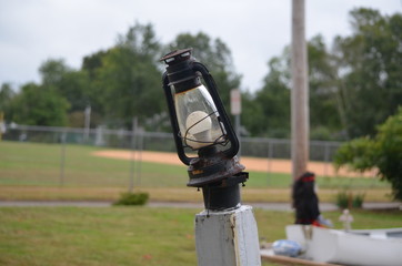 A broken outside light