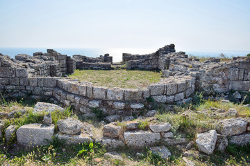 Fototapeta na wymiar Cape Kaliakra Remains Bulgaria Stock Photo