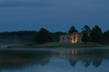 Obraz premium castle on the lake