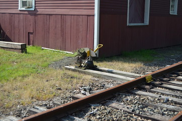 Adjusting railroad tracks