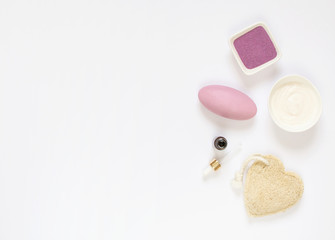 Lavender Organic Scrub, Cream, Oil, Body Skin Care, SPA Aroma Concept