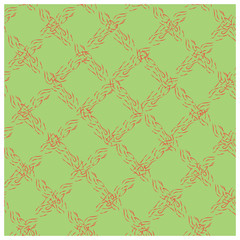 Animal print endless pattern on pastel green.
