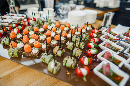 delicacies on the table buffet