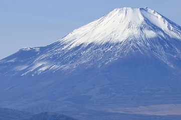 初冬の富士山