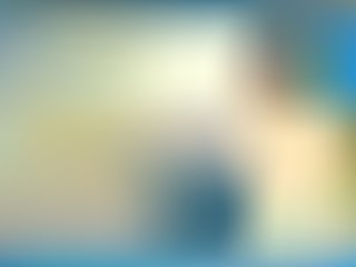 Abstract ocean aqua gradient background. Blue blur water backdrop. Vector illustration for design mesh.