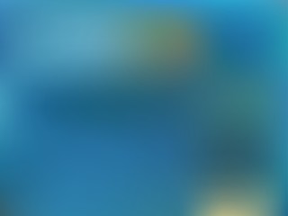 Abstract ocean aqua gradient background. Blue blur water backdrop. Vector illustration for design mesh.