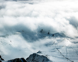 aerial ski resort