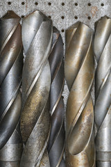close up of drilling tools