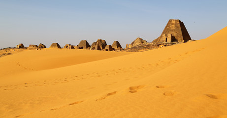  the antique pyramids of the black pharaohs