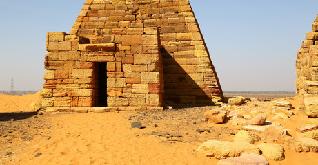  the antique pyramids of the black pharaohs