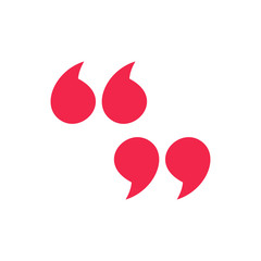 red quotes icon