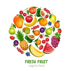 Berries and Fruits Design
