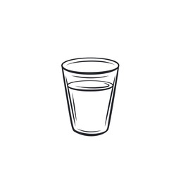 Glass cup icon.