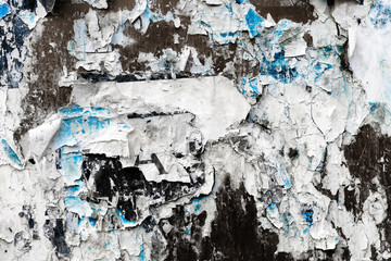 Ripped torn grunge poster paper
