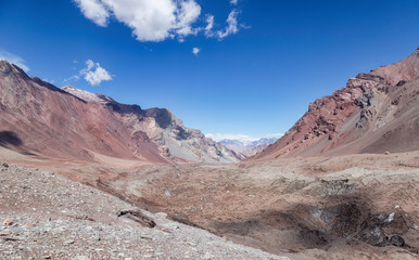 Fototapeta na wymiar Glacier of Aconcagua